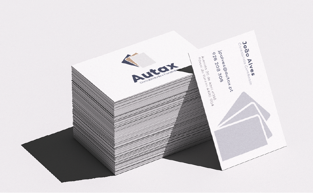 Autax business card design